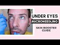 How To Microneedle Under Eye With PDRN Skin Booster | Curenex With Dr Pen Ft @Christopher McGrady
