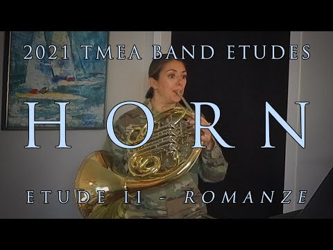2020-2021 TMEA All-State Etudes - French Horn - Etude II - "Romanze"