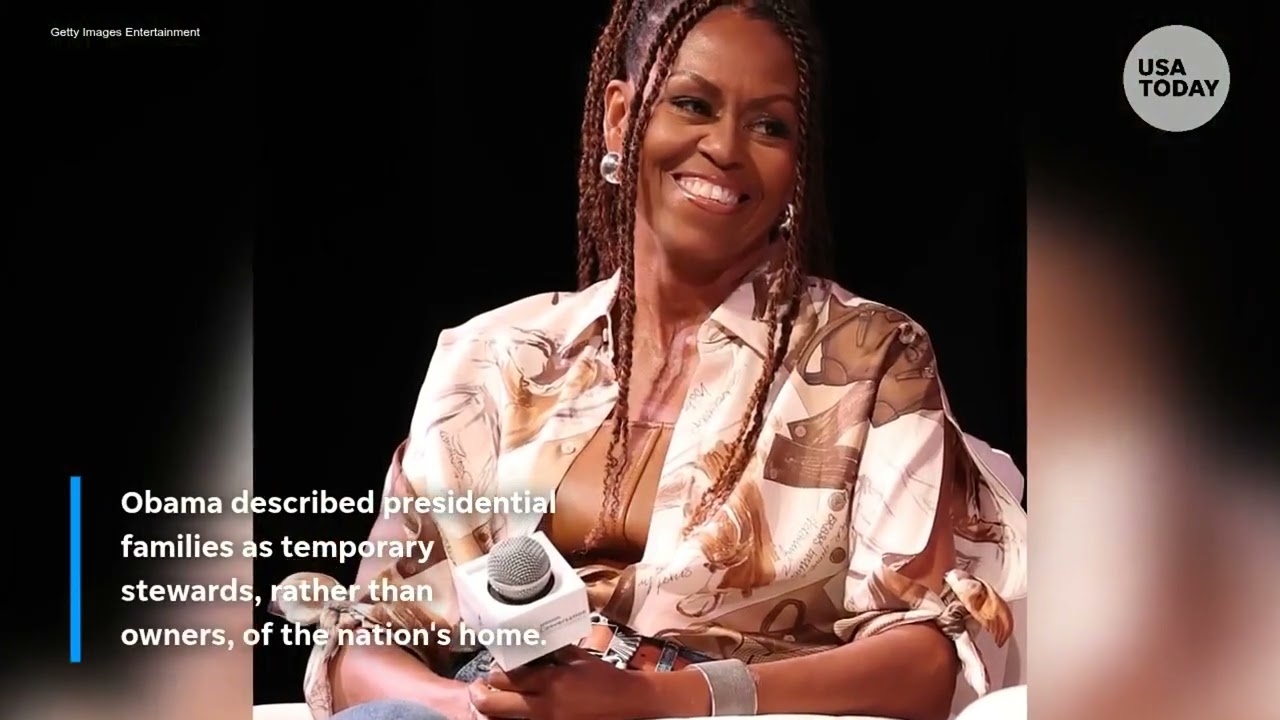 Michelle Obama offers implicit rebuke of Trumps on White House remodel