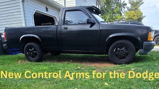 Replaced the control arms on the 1995 dodge dakota (1990-1996 Rwd)
