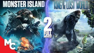 Monster Island + King of the Lost World | 2 Full Action Adventure Movies | Double Feature