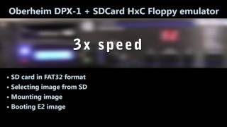 Video thumbnail for Oberheim DPX-1 and HxC floppy emulator by DeftAudio