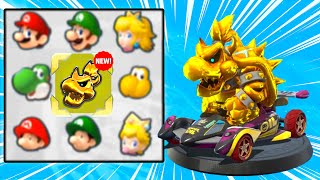 What if Golden Dry Bowser is Playable in Mario Kart 8 Deluxe? (Mushroom Cup)