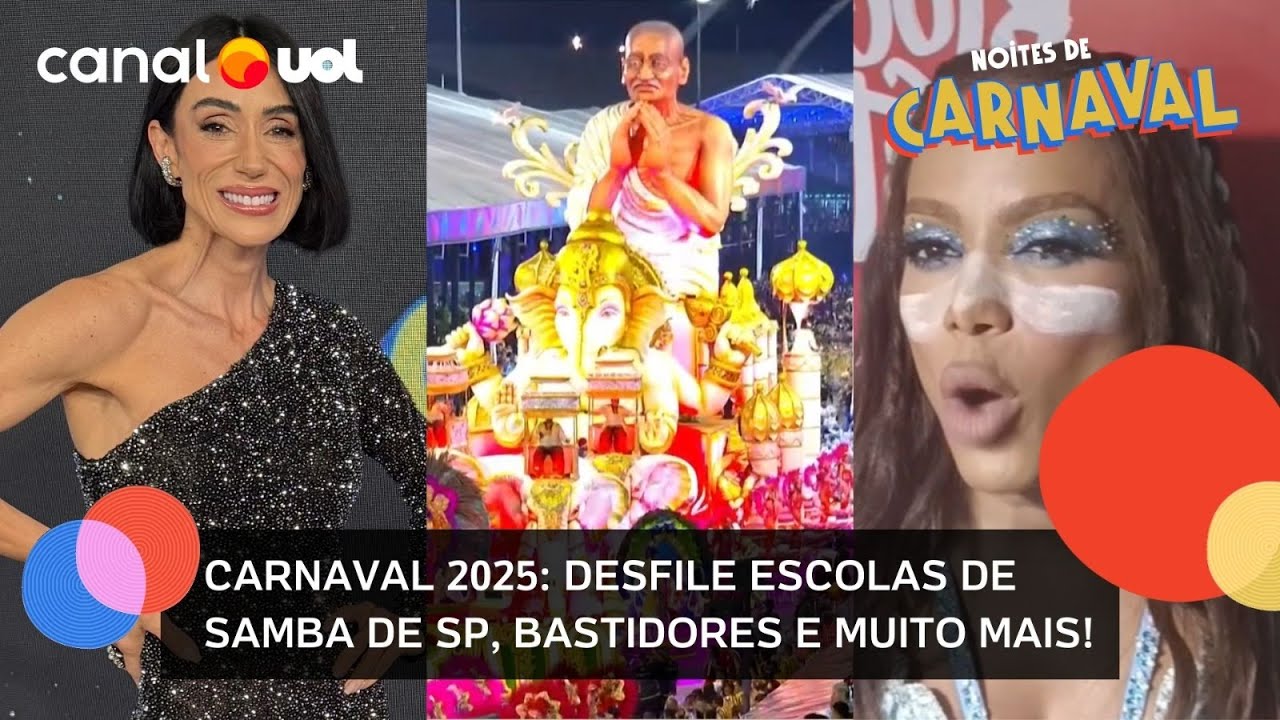 🔴 CARNAVAL AGORA: DESFILE DE SP,  BASTIDORES DOS FAMOSOS E RAINHA DE BATERIA AO VIVO