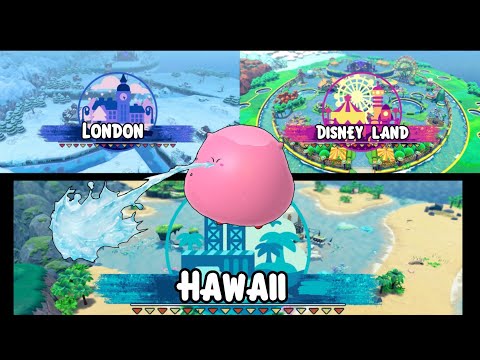 Kirby And The Hawaii, Disney Land, And London