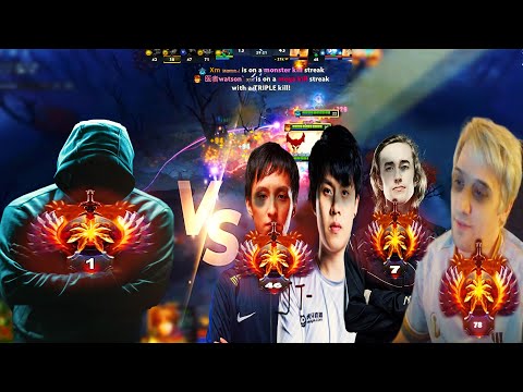 This is what happens when RANK 1 meets 4 pro players in PUBGAME