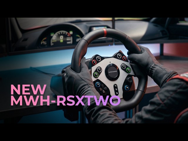 Volante Gaming Mars Gaming MWH-RSXTWO 270° DriveSense Pedalera XL video