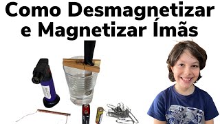 Saiba Como Desmagnetizar e Magnetizar Ímãs Neodímio e Ferrite - Science Magnet Tricks - Mundo do Bob