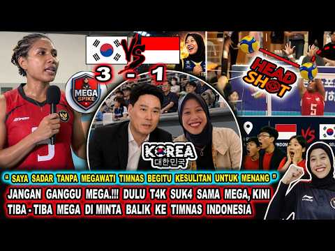 🔴SOK ASYIK‼️ Giliran Kalah Malah MINTA BANTUAN Megawati Usai Timnas Voli Putri Indonesia Vs Korea