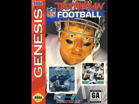 Troy Aikman NFL Football Megadrive