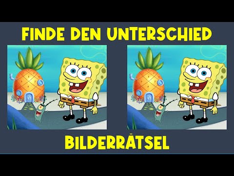 Spongebob Schwammkopf Quiz Finde den Fehler im Bild - Bilder Rätsel