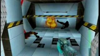 Perfect Dark XBLA - Perfect Dark Difficulty(202%) Walkthrough Part 9 - Area 51 Rescue 1/2