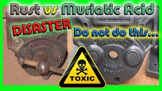 Rust vs Muriatic Acid ***DISASTER*** Do not do this
