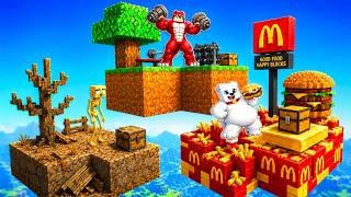 Atrapados en ISLAS de GIMNASIO en Minecraft