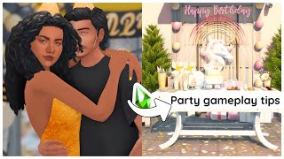How to create a fun party in the sims 4? 🎉 (gameplay tips & wcifs)