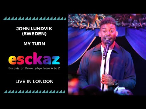 ESCKAZ in London: John Lundvik - Sweden - My Turn (at London Eurovision Party 2019)
