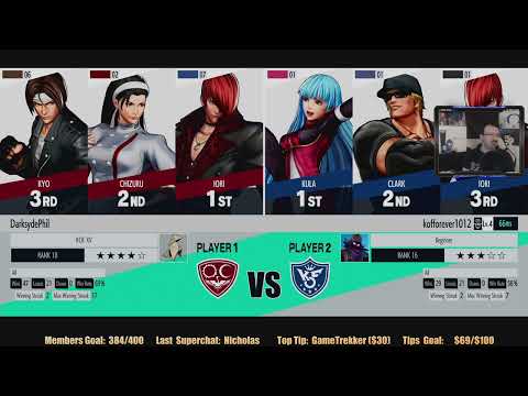 The King of Fighers XV Launch Week pt10 - Little Comp Online, ALL the Matches Lag.... What Happened?