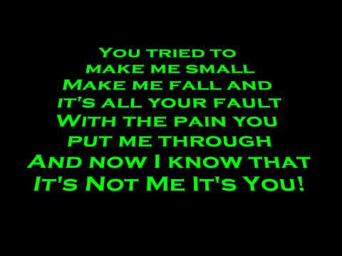 Skillet- It's Not Me It's You Lyrics (HD)