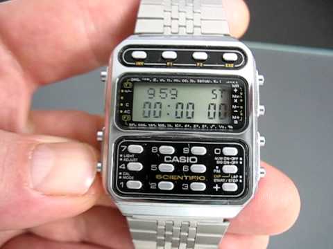 VINTAGE CASIO SCIENTIFIC CALCULATOR LCD WATCH NEW OLD STOCK