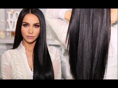 HOW TO: SLEEK & SHINY STRAIGHT HAIR | Carli Bybel