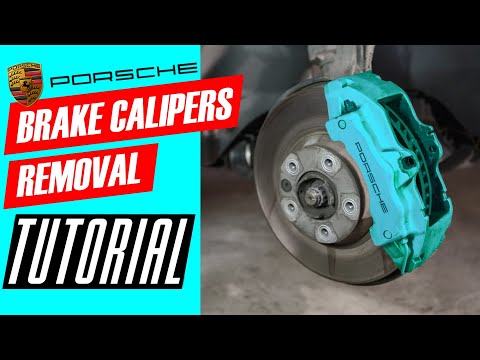 How To Remove Porsche 6 Pot & 4 Pot Brake Calipers Brembo