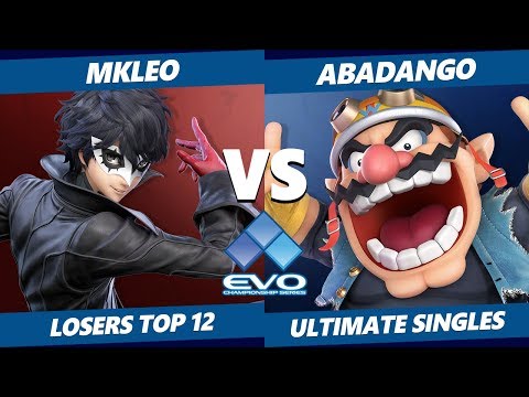 EVO 2019 SSBU - FOX | MkLeo (Joker) Vs. SNB | Abadango (Wario) Smash Ultimate Tournament L. Top 12