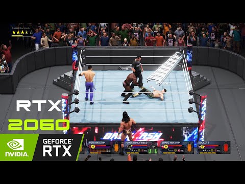 WWE 2K20 on RTX 2060 + Ryzen 7 3700X