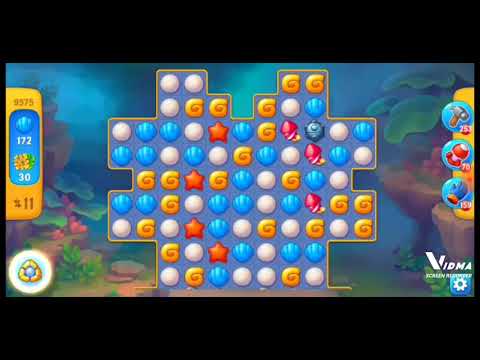 Fishdom. 9575 level no boosters and diamonds. 19 moves