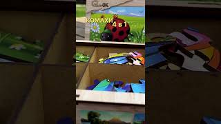 Дерев’яний пазл "Комахи 4в1" для дітей від 3 років