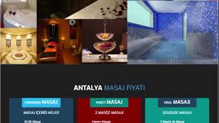 Antalya Masaj Salonu , Masaj Fiyatları , Masaj Uzmanı