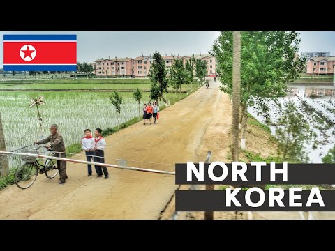 NORTH KOREA - TRAIN TRIP FROM CHINA TO PYONGYANG