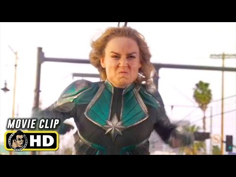 CAPTAIN MARVEL (2019) Movie Clip - Train Fight [HD]