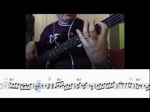 Paul Chambers/Trane's Blues (bass solo, PDF transcription)