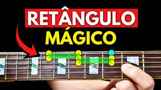 VICIANTE! Truque do RETÂNGULO MÁGICO pra SOLAR entre os Acordes no violão