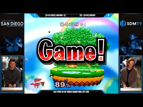 LSSD 140 - FRESH | Santiago (Falco) vs. Surfero (Falcon) - SSBM Grand Finals Set 1 - Smash Melee