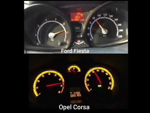 Ford Fiesta 1.25 82 HP VS Opel Corsa 1.2 80 HP