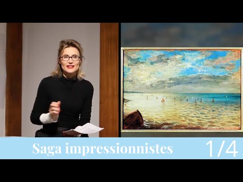 Quatre précurseurs de l'impressionnisme : Delacroix, Courbet, Boudin et Jongkind
