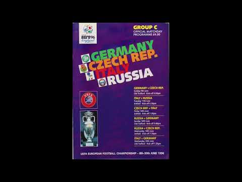 Russia v Czech Republic UEFA Euro 96 Group C Wednesday 19th June 1996 ITV Commentary