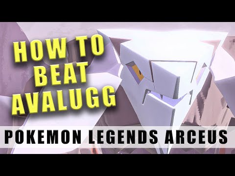 Pokémon Legends Arceus Avalugg battle - How to beat the 5th Frenzy Noble fight