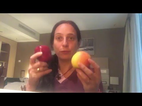 Schellack aus Läuseblut auf Äpfeln