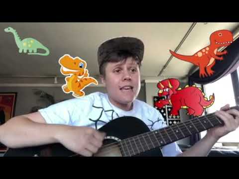 We Are The Dinosaurs Laurie Berkner Cover Guitar