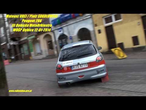 Mateusz BREJ / Piotr SOKOŁOWSKI - Peugeot 206 - III Dębicka MotoOrkiestra WOŚP Dębica 12-01-2014