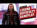 WWE 2K22: AJ Styles vs Edge Gameplay - Legend Difficulty