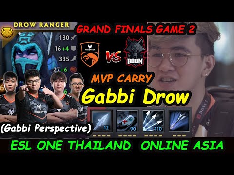 TNC Predator vs BOOM | Gabbi [Drow Ranger] Mr.MVP Carry Grand Finals ESL ONE THAILAND Game2