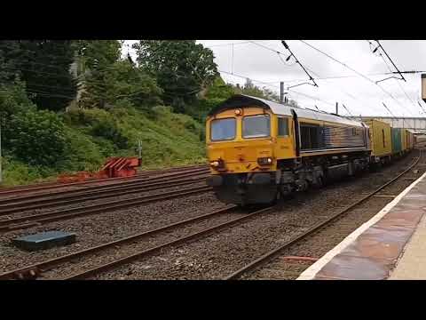 66713 and 66707 4s57 Hams Hall GBRf - Mossend Euroterminal GBRf modal, 28th / 30th June 2023