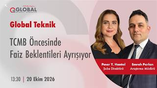 Global Teknik | TCMB Öncesinde Faiz Beklentileri Ayrışıyor