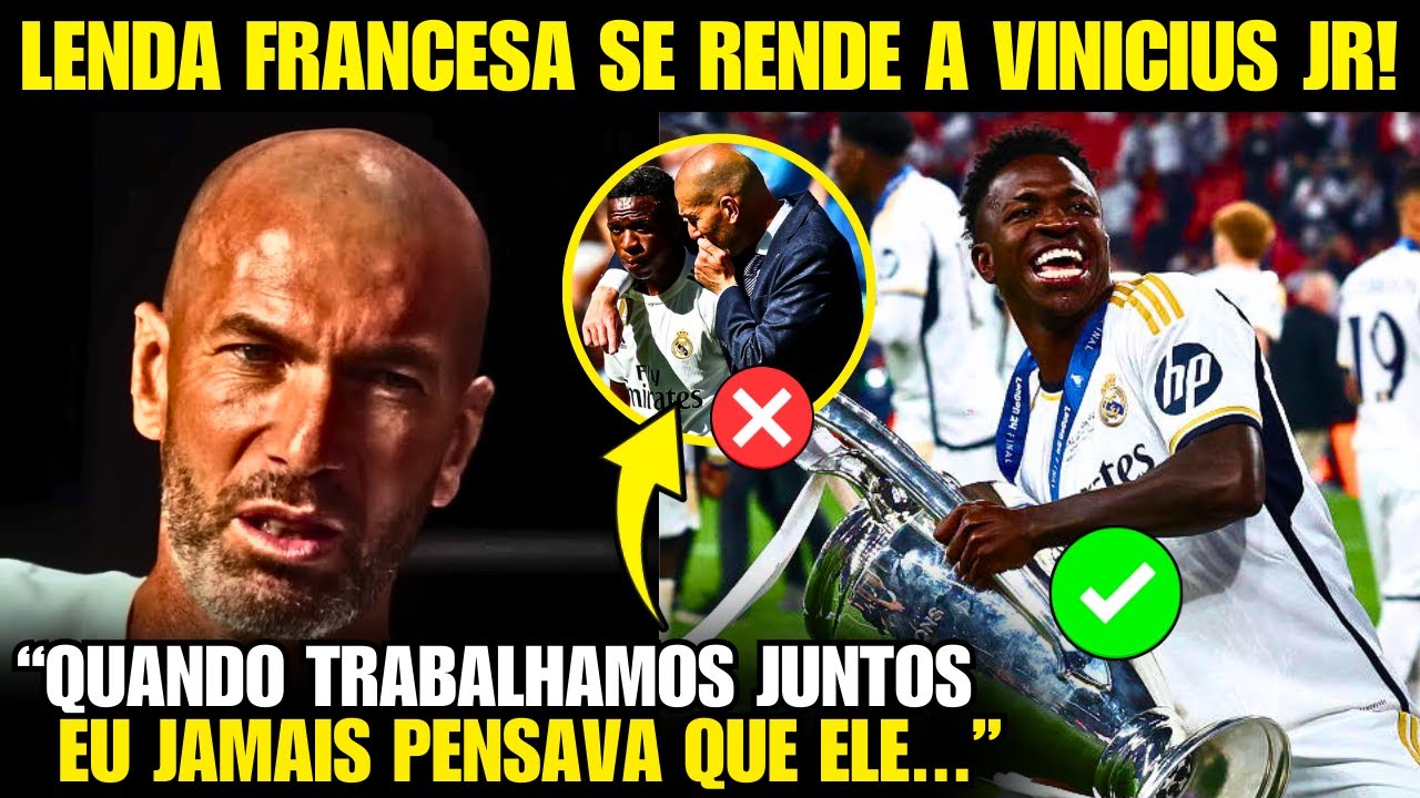 🚨 NOSSA! Olha o que o ZIDANE FALOU SOBRE O VINICIUS JR HOJE!