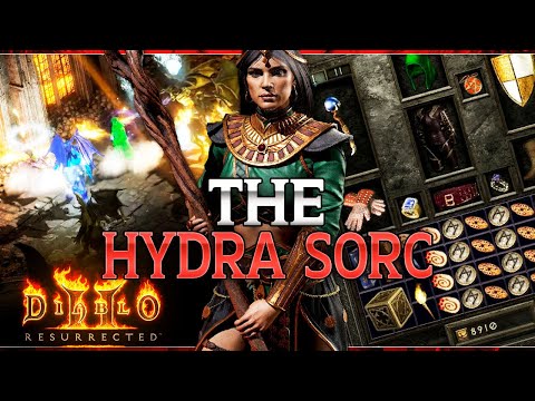 This SORC BUILD OWNS - Hydra Sorceress - Patch 2.4 PTR - Diablo 2 Resurrected