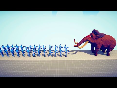 MAMMOTH vs 50X EVERY UNIT | Totally Accurate Battle Simulator TABS