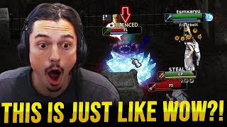 TRYING OUT ARENA OF KINGS! (basically wow arena)